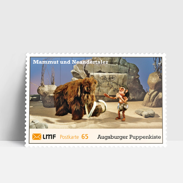 Postkarte 10-er Bogen Augsburger Puppenkiste