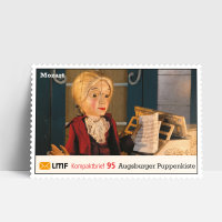 Kompaktbrief 10-er Bogen Augsburger Puppenkiste