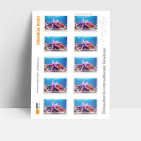 Kompaktbrief 10-er Bogen Unterwasserwelt internationale Briefmarke