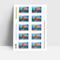 Maxibrief 10-er Bogen Unterwasserwelt internationale Briefmarke