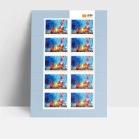 Postkarte 10-er Bogen Kunst