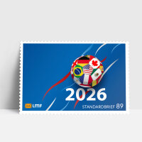 Standardbrief 10-er Bogen Fußball 2026