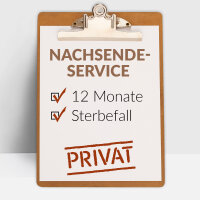 NACHSENDEANTRAG | PRIVAT Sterbefall 12 Monate